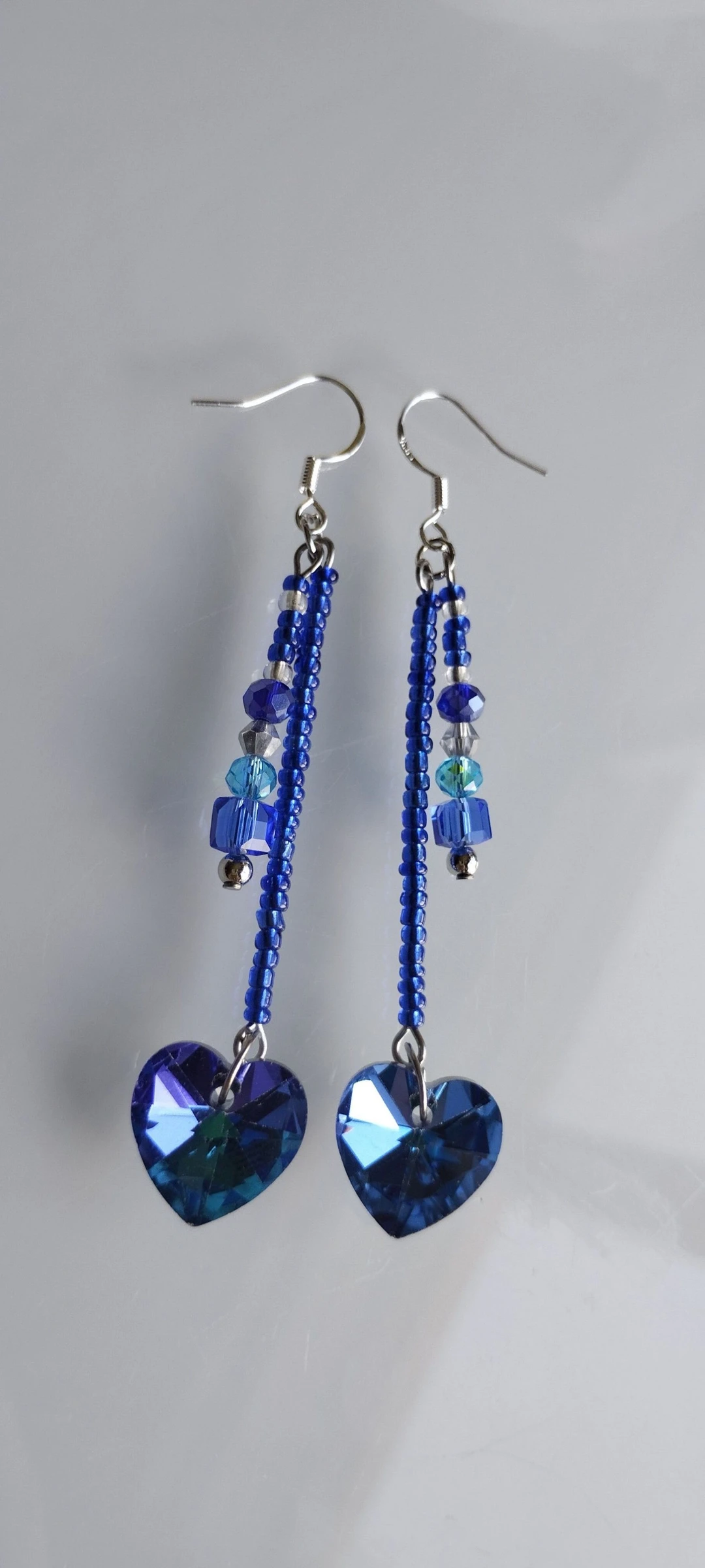 💙🌊💎Bellos Pendientes Artesanales Modelo Corazón de la Mar💎🌊💙 – photo 4